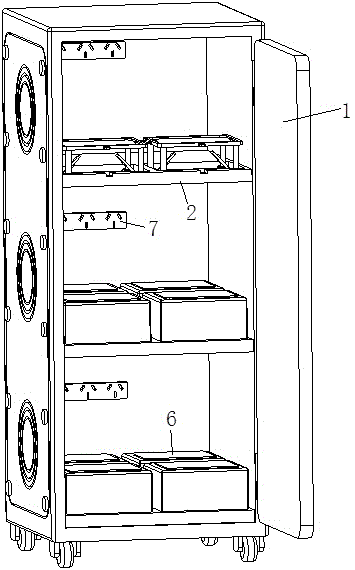 一种蓄电池用存储装置