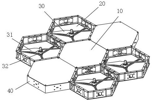 一种蜂窝型模块化无人机