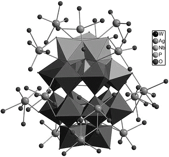 一种基于银簇和Nb/W混金属多酸光催化剂及其制备方法和应用